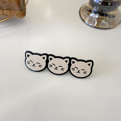 New Korean cute animal duck beak clip kitten side clip Kitten fringe hairpin cartoon cat clip