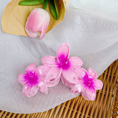 Fashion Flower Plumeria Large Shark Hair Clip Seaside Accessory