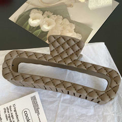 Fashion hair clip claw back head shark clip large hair clip retro French style simple square hair clip