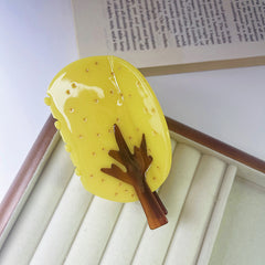 Original tree claw clip personality Gold tree acetic acid clip back head hairpin shark clip women hair accessories