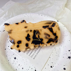 New French large cat hair claw tortoiseshell Siamese Orange cat acetate hairpin Cat shark clip women hair accessories