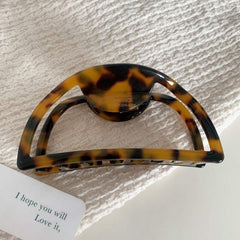 National acetate clip ins Wind Gold Standard temperament hair claw powder chocolate large claw clip round hair shark clip