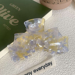 Acrylic bow shark clip claw clip Temperament clip head bun hair accessories hairpin new