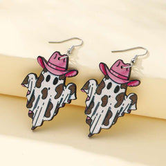 Cartoon Halloween pumpkin earrings funny personality creative ghost face skull human ear stud earrings