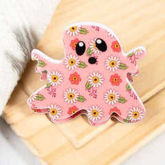 Halloween hair clip back head hair clip 2023 new style Flower Ghost Hair Claw Clip Accessories