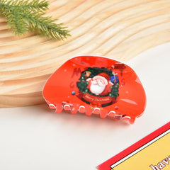 Christmas hair clip Small Semicircle Acrylic hair clip 2023 new style accessories