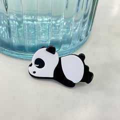 New acetate hair clip Panda cute hair clip Cartoon side clip cute panda hair clip