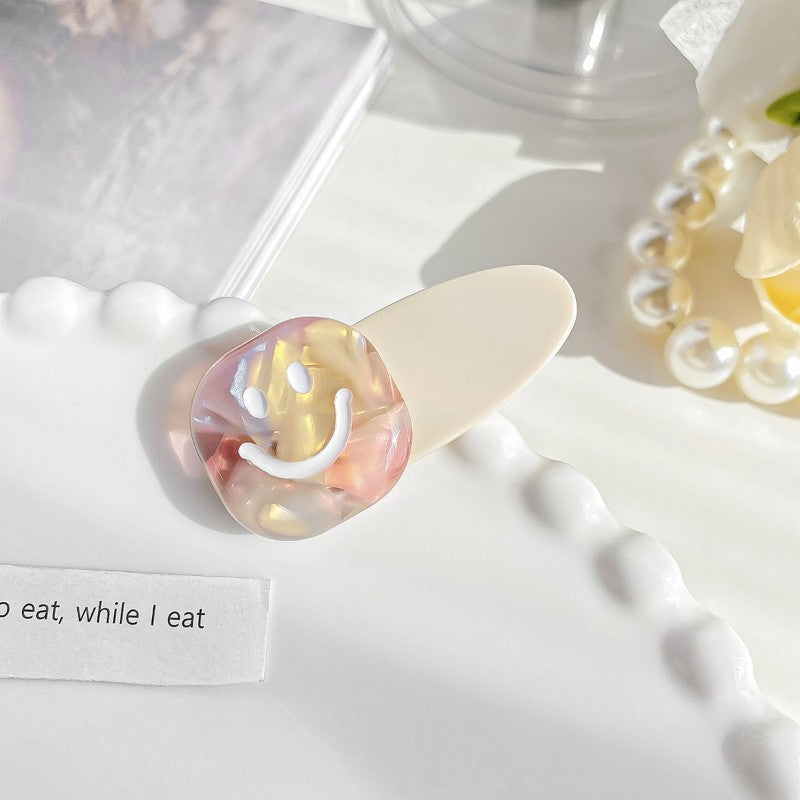 Funny Smiley Duck Barrette Acetic Acid Sweet Girl Hair Accessory