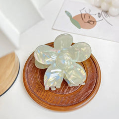 Acetic acid flower clip magic mermaid hair claw temperament sweet large shark clip hair accessories