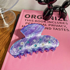Star Moon hair claw clip rhinestone shark clip light luxury texture Valentine's Day hairpin Accessories