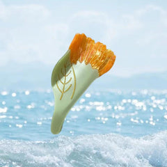 French flower series acetic acid claw clip calendula shark clip lily peony hair clip shark clip