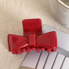 Korean new ins bow small claw clip simple small hair clip bangs shark clip acetic acid princess clip