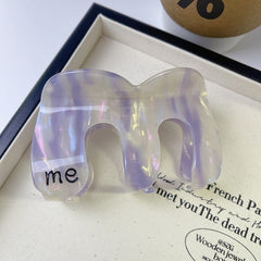 New Korean wave claw clip high letter acetic acid clip simple temperament hairpin shark clip hair accessories