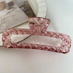 Creative new Korean version dazzling color advanced sense bright face large claw clip light luxury back head hair shark clip