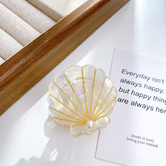Korean Shell Pearl Acetic Acid Small Hair Clip Accessories