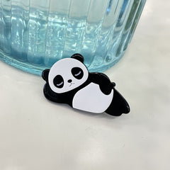 New acetate hair clip Panda cute hair clip Cartoon side clip cute panda hair clip
