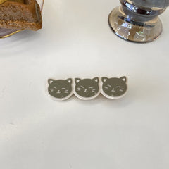 New Korean cute animal duck beak clip kitten side clip Kitten fringe hairpin cartoon cat clip