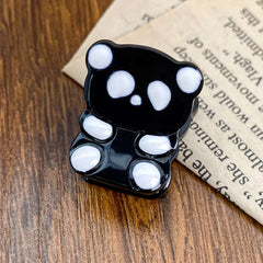 Cartoon Panda acetate hairpin temperament sweet hairpin side clip for children and girls hairpin braided hair accessories