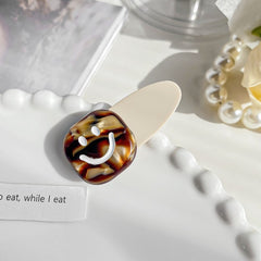 Funny Smiley Duck Barrette Acetic Acid Sweet Girl Hair Accessory