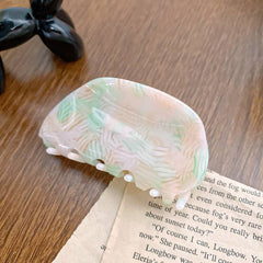 Fashion Delicate Acetate hair claw simple semicircle acetic acid clip Korea hairpin shark clip accessories