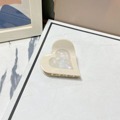 Korea new dopamine color acetic acid love hairpin sweet can love claw clip hairpin girl hair accessories