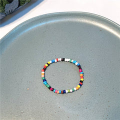 Korean new Dopamine flower smiley stone glass bracelet sweet ins wind love bracelet