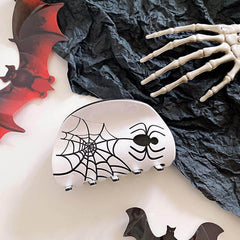 New Creativity Halloween Acetate Fun Hair Clip Vintage Large Pumpkin Shark Clip Tower Spider Hair Claw Accessories