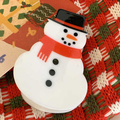 New Christmas Acetate hair clips Red Santa hair accessories Cute claw clip Snow shark clip