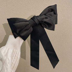 Super fairy bow hair accessories streamers Sweet cute hair clip female back of head clip Headgear spring hair clip