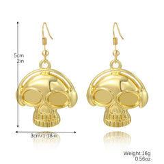 Halloween earring set Pumpkin Bat Skull earrings explosive Halloween earrings