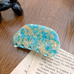 Fashion Delicate Acetate hair claw simple semicircle acetic acid clip Korea hairpin shark clip accessories