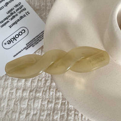 Korean clip France vintage twist temperament female side clip ponytail clip duck beak clip