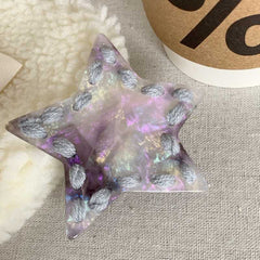 Five-pointed Star top clip advanced Barrette star love velvet hair clip cute girl duck beak clip bangs side clip