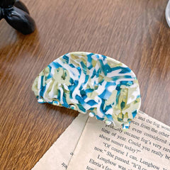 Fashion Delicate Acetate hair claw simple semicircle acetic acid clip Korea hairpin shark clip accessories