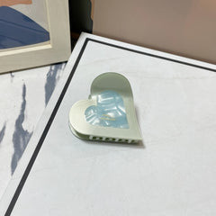 Korea new dopamine color acetic acid love hairpin sweet can love claw clip hairpin girl hair accessories