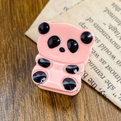 Cartoon Panda acetate hairpin temperament sweet hairpin side clip for children and girls hairpin braided hair accessories