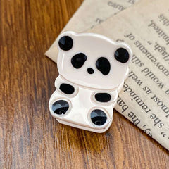 Cartoon Panda acetate hairpin temperament sweet hairpin side clip for children and girls hairpin braided hair accessories