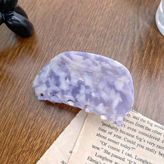 Fashion Delicate Acetate hair claw simple semicircle acetic acid clip Korea hairpin shark clip accessories