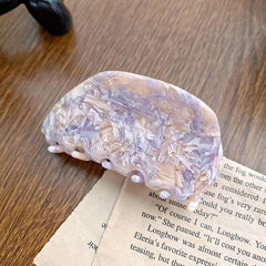 Fashion Delicate Acetate hair claw simple semicircle acetic acid clip Korea hairpin shark clip accessories