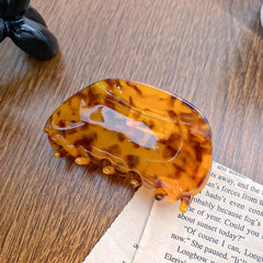 Fashion Delicate Acetate hair claw simple semicircle acetic acid clip Korea hairpin shark clip accessories