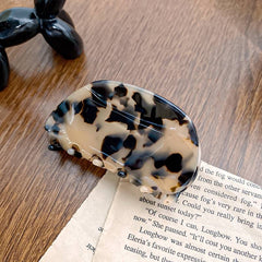 Fashion Delicate Acetate hair claw simple semicircle acetic acid clip Korea hairpin shark clip accessories