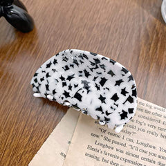 Fashion Delicate Acetate hair claw simple semicircle acetic acid clip Korea hairpin shark clip accessories
