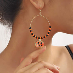 Halloween earring set Pumpkin Bat Skull earrings explosive Halloween earrings