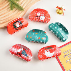 Christmas hair clip Small Semicircle Acrylic hair clip 2023 new style accessories