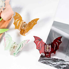 Lovely Carrot Bat Acetic Acid Hair Clips Acetate Vegetable Hair Claw for Women Hair Accessories