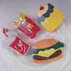 Fashion design Coke Cherry egg tart claw clip Fun burger acetate hairpin cute snack shark clip women hair accessories